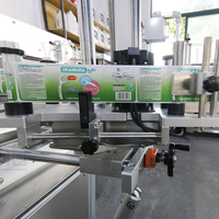 YIMU YM610 Bouteilles carrées plates gallons de forme hexagonale pot automatique d'autocollant simple enveloppant autour de 4 côtés machine applicateur d'étiquettes