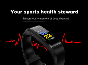 Pulsera Inteligente <span class=keywords><strong>ID115</strong></span> Plus con Pantalla Táctil OLED, Monitor de Actividad Física, Correa de Silicona de Alta Calidad, Deportiva y Moderna - Product Image 3