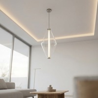 Lampe suspendue décorative en verre pour îlot de cuisine, hôtel, restaurant, luminaire suspendu