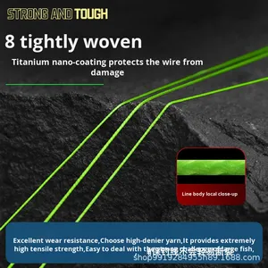 Siêu mềm 8-Strand PE dây câu bện câu cá Bện Dây bện dây câu cá - Product Image 2