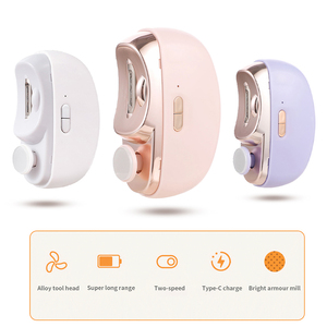 Cortauñas eléctrico automático para uso en el hogar, limadora eléctrica, Tijeras para uñas, herramienta de aseo, cortaúñas portátil, amoladora con luz - Product Image 4