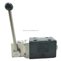 Vanne de commande directionnelle manuelle hydraulique Parker D1VL NG6 Cetop 3 350 bar 80 L/min 4 voies 3 positions, compatible avec D1VL