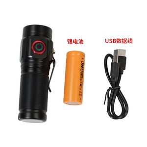 ไฟฉาย LED ขนาดเล็กกำลังสูงพร้อมคลิปหนีบปากกา อลูมิเนียมอัลลอยด์ ชาร์จ USB ได้ พร้อมแม่เหล็กดูดติด ใช้กลางแจ้ง - Product Image 2