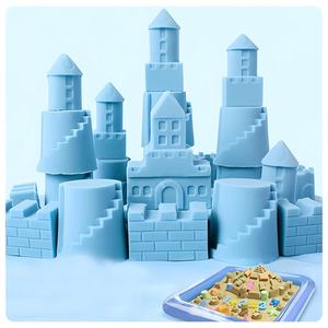 Fabricante de <span class=keywords><strong>IBIZA</strong></span>, juguetes de playa educativos para niños, juguetes de arena de modelado personalizados sin gluten, bricolaje con temática espacial colorida - Product Image 6