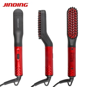 2025 <strong>Hair</strong> <strong>Straightener</strong> Professional 2 In 1 Straight Flat Iron Electric Hot Comb Straightening Brush Women <strong>Straightener</strong> Comb - Product Image 4