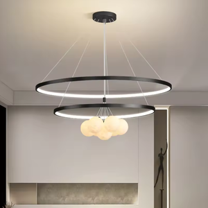 Zeal Lighting Nordic Designer Sala de estar Techo Luces colgantes LED Luces colgantes modernas Candelabros - Product Image 4