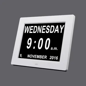 Dijital takvim çalar gün saat dijital alarmlı saat saat ahşap elektronik led ti