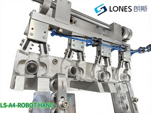 4 Khoang nhựa nhỏ chai nước PET thổi máy PLC 5500bph LS-A4 đầy đủ động cơ tự động ổ đĩa vật nuôi thổi máy 100ml-2l - Product Image 4