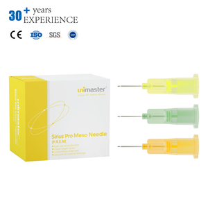 <span class=keywords><strong>Agujas</strong></span> de <span class=keywords><strong>Mesoterapia</strong></span> Unimaster <span class=keywords><strong>30g</strong></span> 32g 34g, Aguja Meso de 4mm, Aguja Nano - Product Image 1