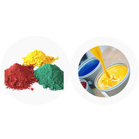 Poudre de couleur caoutchouc synthétique, pigment de peinture, oxyde de fer jaune, 311 313 314, 920, 10g