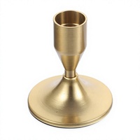 Support de bougie vintage moderne en métal pour bougies coniques, idéal comme centre de table pour mariages et dîners de Noël