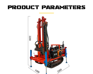 Te Koop 260M Kleine Draagbare Waterputboorinstallatie Beste Prijs Met Kerncomponenten Pomp Motor Tandwiellager - Product Image 2