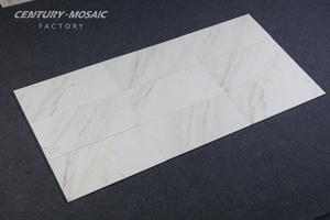 Centurymosaic Polished New Calacatta Velino White <b>Marble</b> Tile for Bathroom Kitchen Wall Floor and Backsplash Decoration - Product Image 5