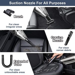 Aspirateur pour voiture, aspirateur à main filaire 5000PA, câble de 13,12 pieds, dépoussiéreur automatique/accessoires de voiture pour le nettoyage de la voiture - Product Image 4