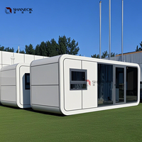 Maison préfabriquée mobile insonorisée, maison modulaire, hôtel, bureau, maison-capsule, maison Apple avec chambre