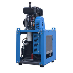 เครื่องอัดอากาศแบบสกรูพกพา ใช้แก๊สเบนซิน 35cfm สำหรับขาย - Product Image 4