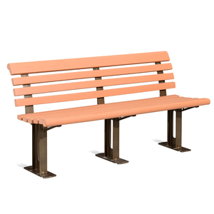 Banco de Jardín Moderno Cuadrado con Asiento Largo y Respaldo de Madera, Ecológico, con Diseño de Hojas Moradas, para Exteriores, Ideal para Comunidades y Ocio - Product Image 5