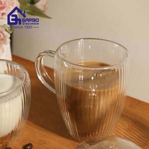 Taza de Café de 300 ml, Ecológica, de Borosilicato Alto, de Pared Simple, Diseño Minimalista con <span class=keywords><strong>Esmalte</strong></span>, para Té, Vino, Fiestas o Viajes - Product Image 1