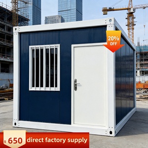 Casa Container Prefabbricata Modulare in Pannelli Sandwich d'Acciaio Smontabili per Ufficio/Spazi Commerciali con Design Personalizzabile - Product Image 1