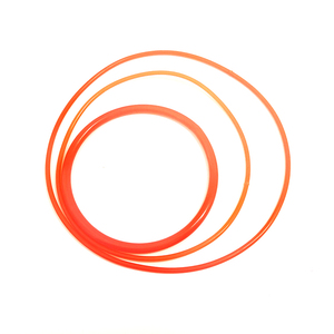 Pu đường kính <span class=keywords><strong>2mm</strong></span> màu cam Vòng vành đai thời gian Nhà sản xuất để bán - Product Image 4