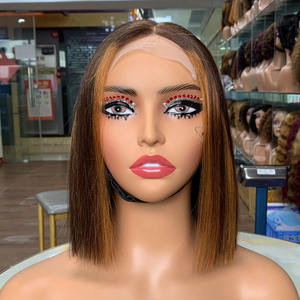 Perruque en cheveux lisses SDD 4x4 de 8 pouces avec bonnet en dentelle léger pour un look jeune et énergique, idéale pour une utilisation quotidienne - Product Image 5