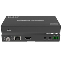 Untuk Ekstender Melalui Ethernet Hingga 150m IR Dua Arah RS232 dengan HBR HDCP1.4 Logam untuk Sistem Home Theatre