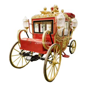 Carruaje Eléctrico de Lujo Estilo Real Europeo, Vehículo Turístico para Recorridos al Aire Libre, Carro de Transporte Personalizado para Desfiles de Boda - Product Image 1