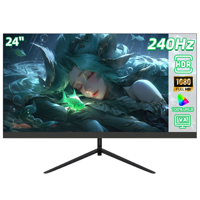 New OEM 24 27 32 Inch Gaming PC Monitor 240Hz IPS 1ms Response Time High Refresh Rate Frameless Desktop Computer Display Screen