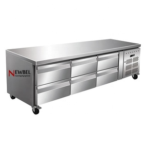 Réfrigérateur alimentaire, Table de Restaurant Commercial, pour Bar à salade, comptoir de salade, refroidisseur, gn3100nt - Product Image 4
