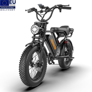Bicicleta eléctrica HEADER BK20 48v con neumáticos gruesos, bicicleta eléctrica urbana con batería de litio, suspensión delantera y trasera, para tiendas de bicicletas, suministro B2B. - Product Image 1
