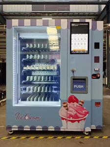 Focusvend thực phẩm đông lạnh thịt cá Máy bán hàng tự động với băng tải thang máy bán kem Popsicle nhiệt độ-18 đến-25 - Product Image 4