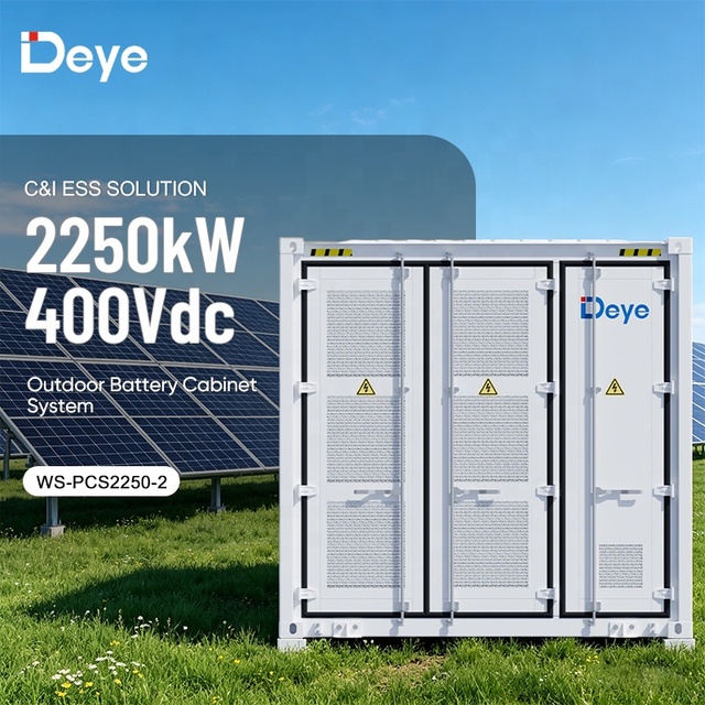 Deye 2250kW High Voltage ESS Power Conversion System PCS Container IP54 Liquid Cooled ESS for Utility Energy Storage