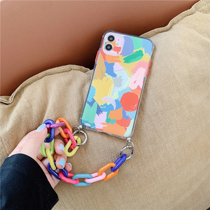 New Custom Wrist Strap Phone Case for iPhone 11, Fashion Phone <span class=keywords><strong>Loop</strong></span> for Samsung, Anti-fall Wrist Strap Rope for Huawei - Product Image 6