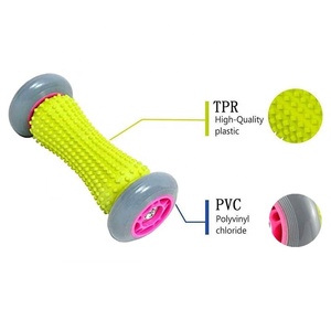Rodillo de Masaje para Pies para Aliviar la Fascitis Plantar y el Dolor de Arco del Pie y el Talón, Masajeador de Reflexología para Relajar los Músculos de la Espalda, Piernas y Manos, Caliente - Product Image 3