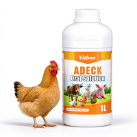 ADECK Vitamines liquides pour animaux d'élevage – Supplément de vitamines A, D3, E, K pour volailles et bétail – Nutrition OEM