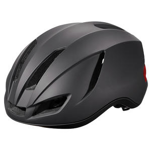 Casque de vélo monobloc en fibre de carbone pour VTT avec système de fixation rapide, feu arrière de sécurité et bord inférieur enveloppé - Product Image 6