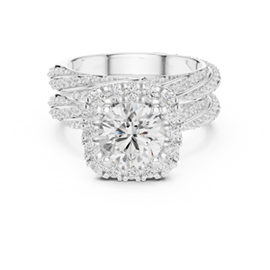 Anillo de Compromiso Solitario Más Vendido con Diamante de Laboratorio, Anillo de Compromiso de Diseño Elegante para Mujer, Usado por Exportadores - Product Image 4