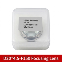 Lensa Fokus Laser D20 T4.5 F150 1064nm Cermin Fokus Kuarsa untuk Pengelasan Laser Serat Daya Rendah