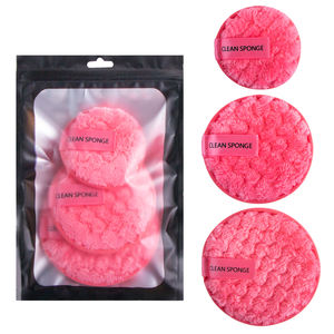 Coussinets nettoyants pour le visage, éponge démaquillante réutilisable, en tissu, permet de appliquer le maquillage et le corps, 10 pièces, meilleure vente - Product Image 2