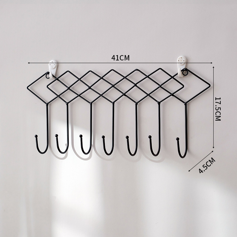 Gancio prismatico nero grande