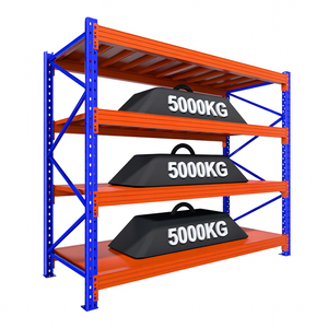 Estantes de almacenamiento y unidades de estantería 500kg/capa Capacidad de carga Estantes y estantes de almacén de metal grueso en Guangzhou - Product Image 1