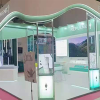 Konstruksi Stan Pajangan Kayu untuk Desain Interior Toko dan Perlengkapan Toko Ponsel