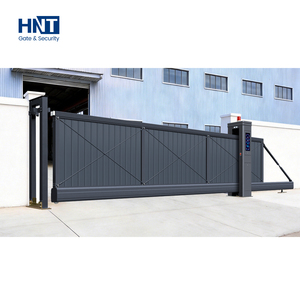 <span class=keywords><strong>Portail</strong></span> <span class=keywords><strong>Coulissant</strong></span> Cantilever Moderne <span class=keywords><strong>en</strong></span> Aluminium <span class=keywords><strong>Motorisé</strong></span> pour Allée, Entrepôt, Parking et Entrée de Construction - Product Image 2