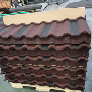Tuiles en pierre colorées modernes pour toitures, revêtement de toiture en pierre imperméable pour appartements, hôtels, parcs, ateliers, écoles, résistantes à la chaleur - Product Image 6