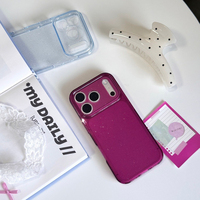 Coques de téléphone transparentes scintillantes pour iPhone 18 Pro Max 17 Air 16 15 14 Plus 13 – Housse de protection antichoc en silicone souple et transparente