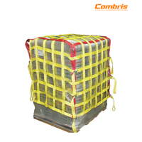 Filet de chargement robuste Combris en maille PP pour palettes, filet de sécurité pour camions et remorques, pour la logistique et la modernisation/amélioration des transports