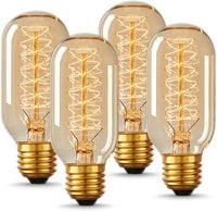 Ampoules de style Edison rétro vintage antiques 220V/110V E27 40W Ampoules incandescentes G80 G95 A19 T10 T45 T185 T300 ST64