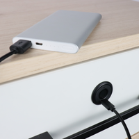 Serrure de meuble intelligente F050, mécanisme de verrouillage par empreinte digitale, capacité de 20 empreintes, serrures électroniques pour tiroirs de table de chevet