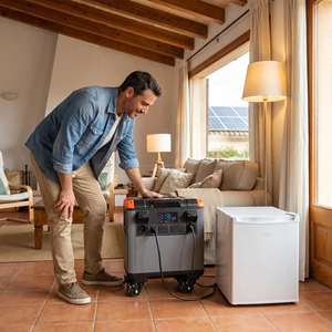 5000W 5300Wh Power Station 230V EU Refrigerator Power Supply Camping Off Grid Fridge Backup - Product Image 6