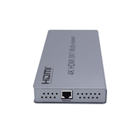 Commutateur multiviewer 4K 30Hz 9 ports 9x1 avec RS232, contrôleur multi-affichage